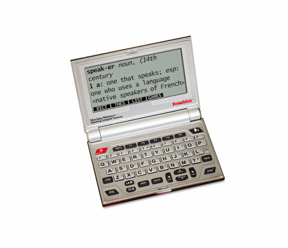FRKSCD2100 Merriam-Webster's Collegiate Electronic Speaking Dictionary & Thesaurus By FRANKLIN ELECTRONIC