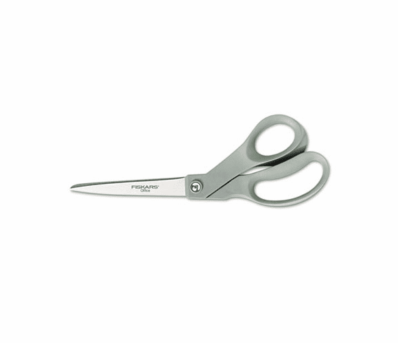 FSK01004250J Offset Scissors, 8 in. Length, Stainless Steel, Bent, Gray By FISKARS MANUFACTURING CORP
