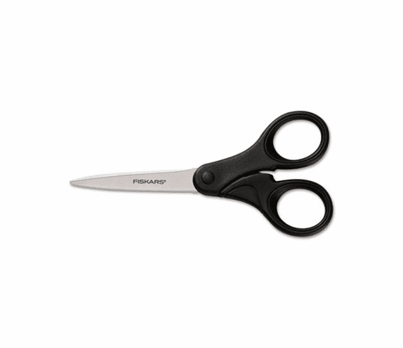 FSK01004252J Recycled Scissors, 7 in. Length, Straight, Black By FISKARS MANUFACTURING CORP