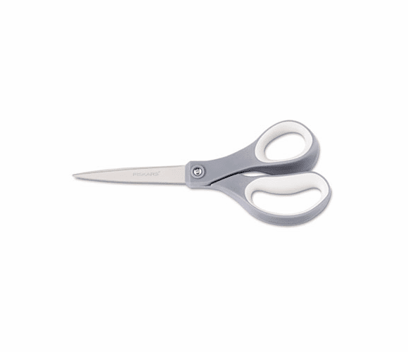 FSK01005409 Recycled Everyday Titanium Softgrip Scissors, 8" Length, Blue/Gray By FISKARS MANUFACTURING CORP