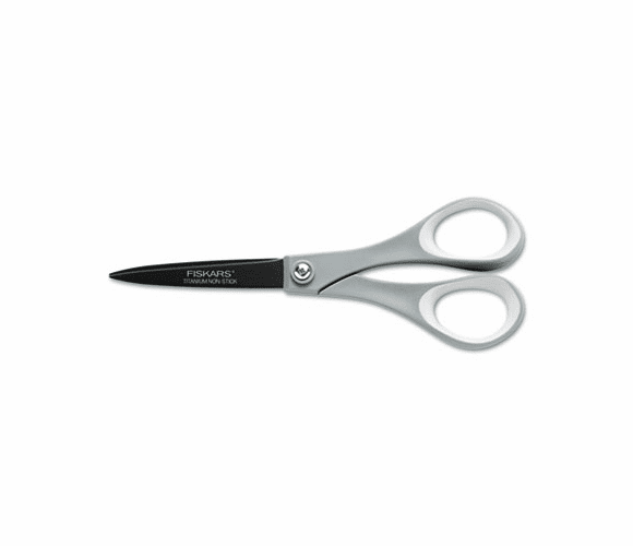 FSK01005412 Recycled Everyday Titanium Softgrip Scissors, 7" Length, Orange/Gray By FISKARS MANUFACTURING CORP