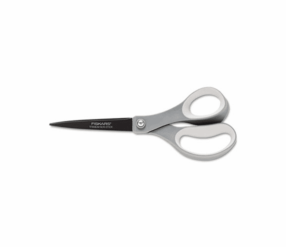 FSK01005413 Non-Stick Titanium Softgrip Scissors, 8" Length, 3 1/10" Cut By FISKARS MANUFACTURING CORP