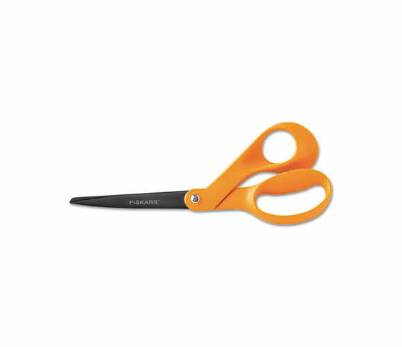 FSK99977797 Our Finest Scissors, 8" Length, 3-1/10" Cut, Orange By FISKARS MANUFACTURING CORP