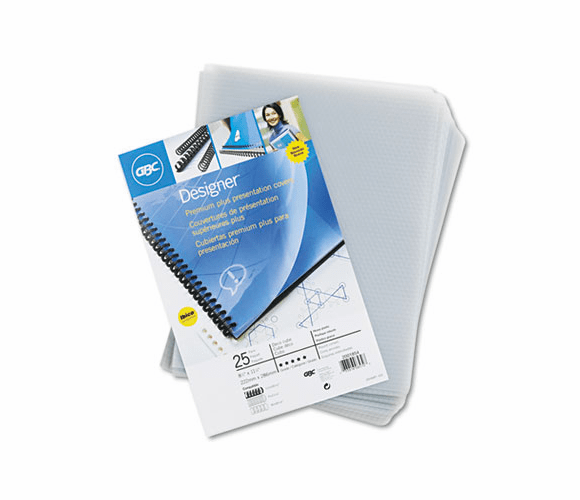 GBC2001854 Designer Premium Plus Presentation Covers, 11-1/4 x 8-3/4, Frost, 25/Pack By GBC-COMMERCIAL & CONSUMER GRP