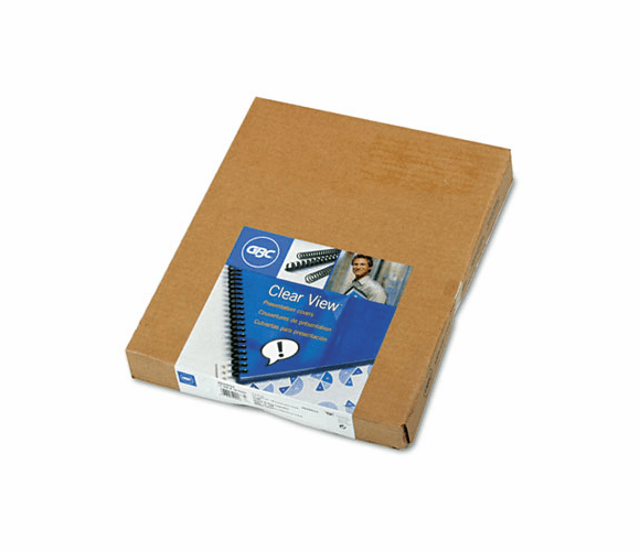 GBC2020025 Clear View Presentation Binding System Cover, 11 x 8-1/2, Clear, 100/Box By SWINGLINE