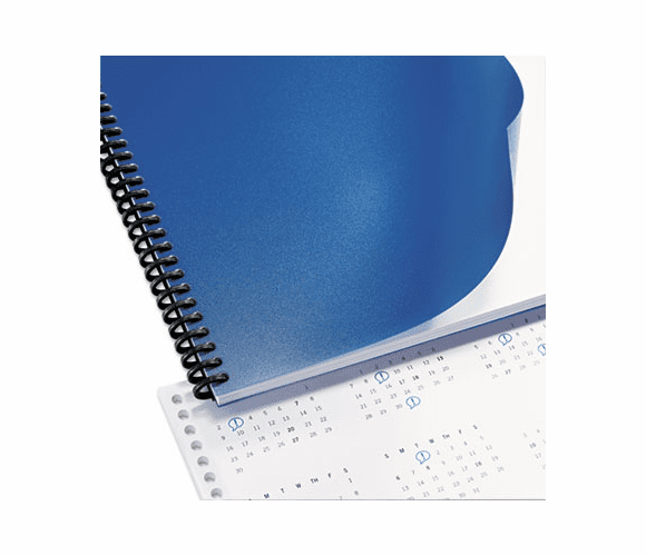 GBC2514494 Opaque Plastic Presentation Binding System Covers, 11 x 8-1/2, Navy, 50/Pack By SWINGLINE