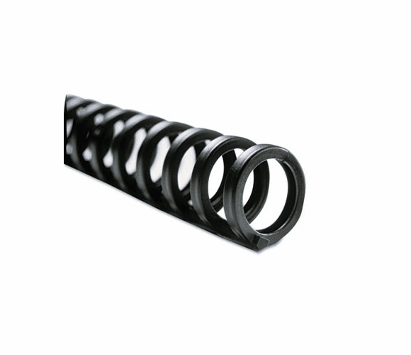 GBC2514517 ProClick Easy Edit Spines, 5/8" Diameter, 110 Sheet Capacity, Black, 100/Box By SWINGLINE