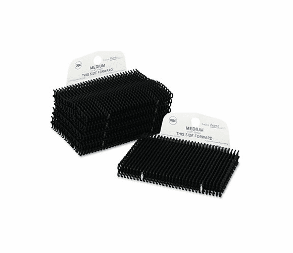 GBC2515701 ProClick Pronto Spine Cassettes, 1/2" Dia., 80 Sheet Capacity, Black, 100/Box By SWINGLINE