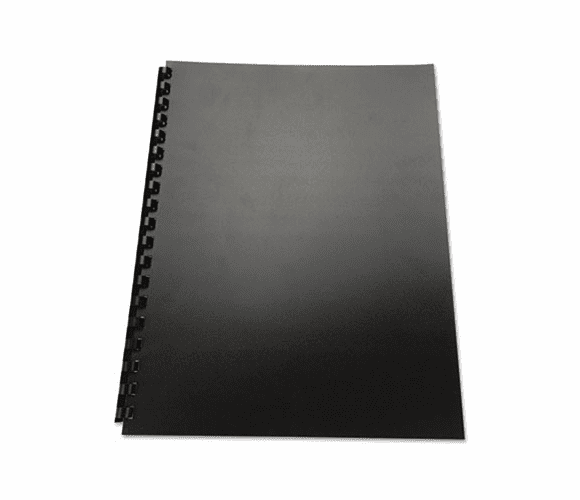 GBC25818 100% Recycled Poly Binding Cover, 11 x 8-1/2, Black, 25/Pack By SWINGLINE