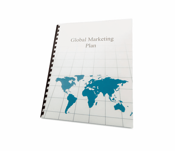 GBC25825 Designer Presentation Covers, 8-1/2 x 11, Frost, 25/Pack By SWINGLINE