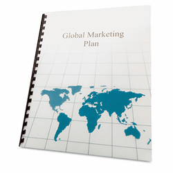 GBC25825 Designer Presentation Covers, 8-1/2 x 11, Frost, 25/Pack By SWINGLINE