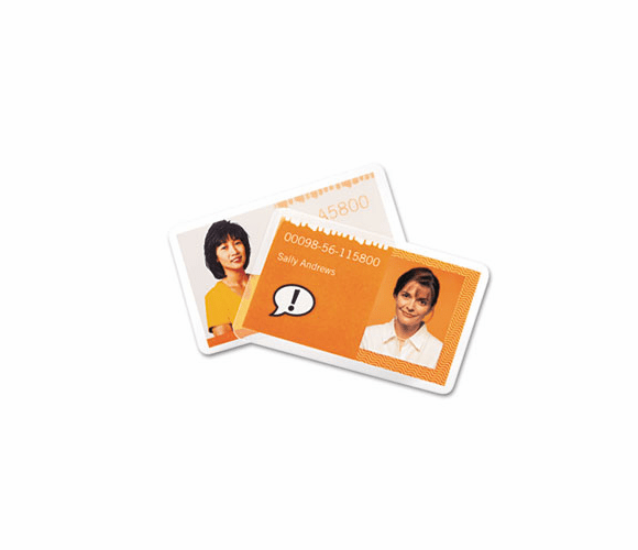 GBC3200016 HeatSeal Laminating Pouches, 7 mil, 2 9/16 x 3 3/4, Badge Size, 100/Box By SWINGLINE