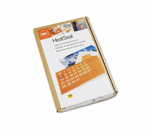 GBC3745011 HeatSeal Laminating Pouches, 3 mil, 9 x 14 1/2, 100/Box By SWINGLINE