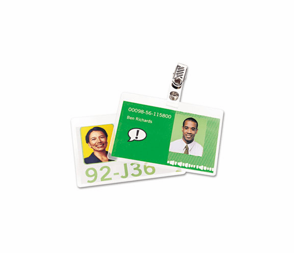 GBC3745686 SelfSeal Clear Laminating Pouches, 8 mil, 4 1/8 x 2 15/16, ID Size, 10/Pack By SWINGLINE