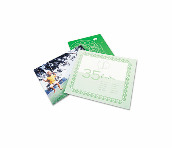 GBC3747202R SelfSeal Repositionable Matte Laminating Pouch, 8 mil, 11 9/16 x 9 1/16, 5/Pack By SWINGLINE