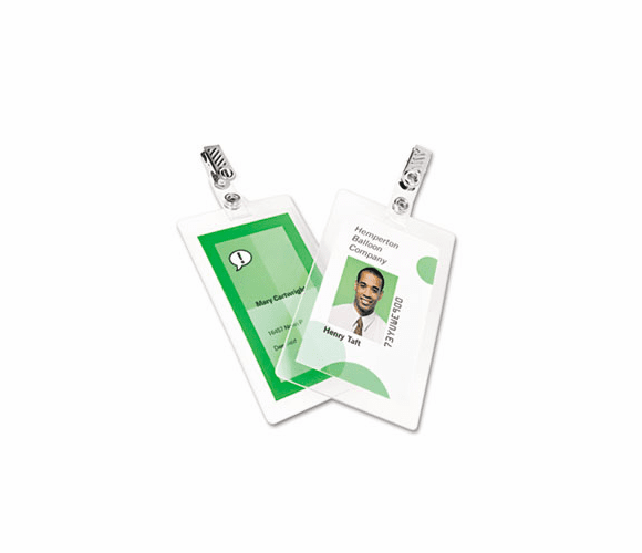 GBC3747205 SelfSeal Clear Laminating Pouches, 8 mil, 2 15/16 x 4 1/8, Tag Size, 10/Pack By SWINGLINE