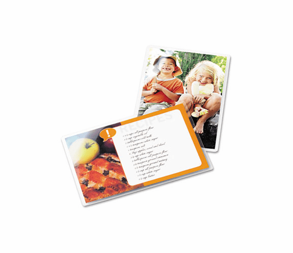 GBC3747282 HeatSeal RetrievableLaminating Pouches, 4 mil, 4 1/2 x 6 1/2, Photo Size, 25 By SWINGLINE