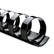 GBC4000020 CombBind Standard Spines, 1/4" Diameter, 25 Sheet Capacity, Black, 100/Box By SWINGLINE