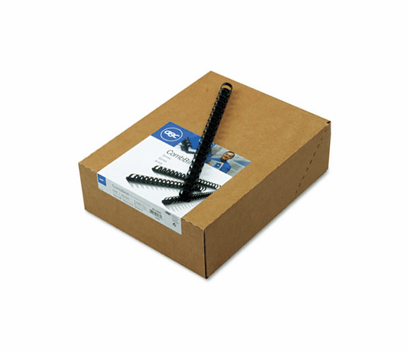 GBC4013485 CombBind Standard Spines, 5/8" Diameter, 125 Sheet Capacity, Navy Blue, 100/Box By SWINGLINE