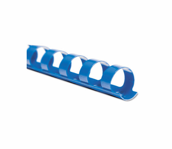 GBC4090269 CombBind Standard Spines, 1/2" Diameter, 85 Sheet Capacity, Navy, 25/Box By SWINGLINE