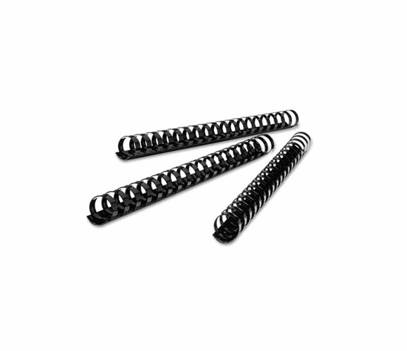 GBC4200022 CombBind Standard Spines, 2" Diameter, 425 Sheet Capacity, Black, 50/Box By SWINGLINE