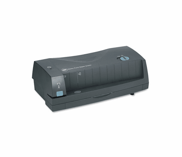 GBC7704280 24-Sheet 3230ST Electric Two- and Three-Hole Adjustable Punch/Stapler, Gray By GBC-COMMERCIAL & CONSUMER GRP