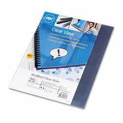GBC9743070 VeloBind Presentation Covers, 11 x 8-1/2, Clear, 25/Pack By SWINGLINE
