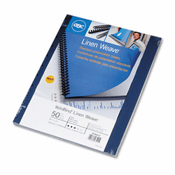 GBC9743511 VeloBind Presentation Covers, 11 x 8-1/2, Navy, 25 Sets/Pack By SWINGLINE