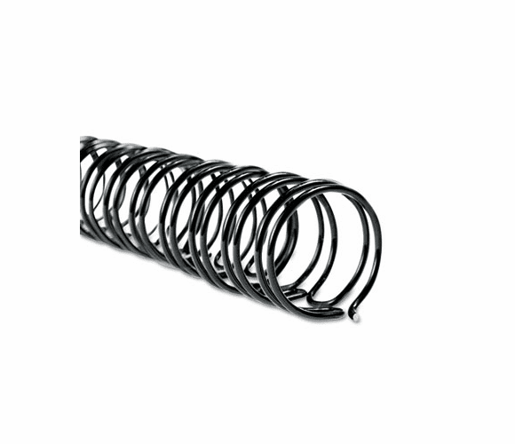GBC9775008 WireBind Spines, 1/4" Diameter, 40 Sheet Capacity, Black, 100/Box By SWINGLINE
