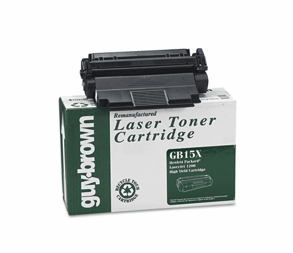 GBPGB15X GB15X (C7115X) Laser Cartridge, High-Yield, 3500 Page-Yield, By GUY BROWN PRODUCTS