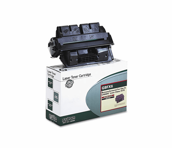 GBPGBFX6 GBFX6 Laser Cartridge, Standard-Yield, 5000 Page-Yield, Black By GUY BROWN PRODUCTS