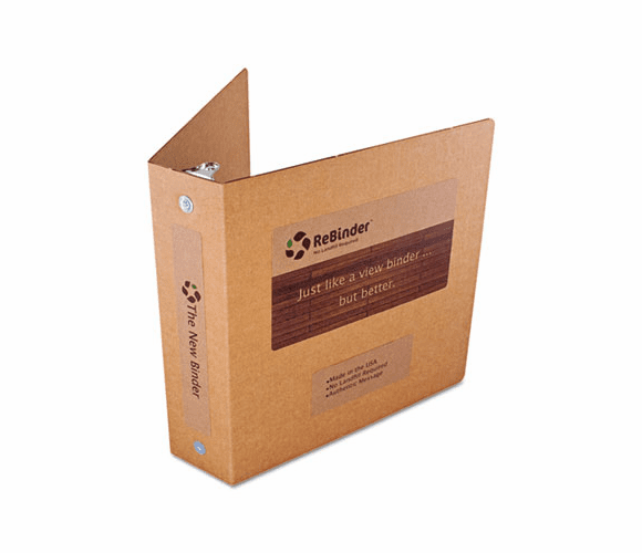 GDP00011 Original Zero Waste Corrugated Binder, 2" Capacity, 8-1/2 x 11, Brown Kraft By SUSTAINABLE GROUP