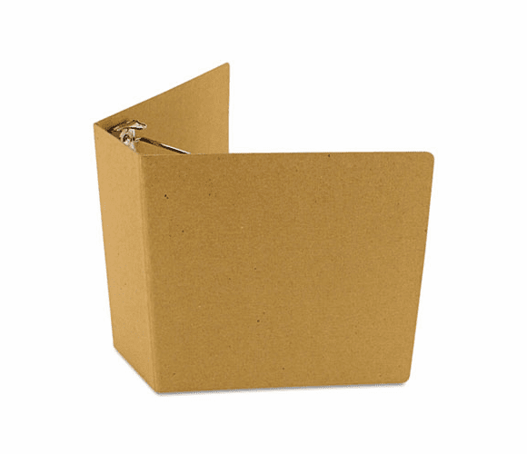 GDP00051 Select Zero Waste Chipboard Binder, 4" Capacity, 8-1/2 x 11, Brown Kraft By SUSTAINABLE GROUP