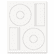 GDP00087 Laser CD/DVD Labels, Matte White, 50 Labels per Pack By SUSTAINABLE GROUP