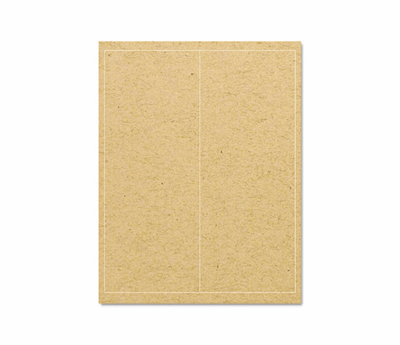 GDP00090 RePlay Laser CD/DVD Labels, Matte Brown, 50 Labels per Pack By SUSTAINABLE GROUP