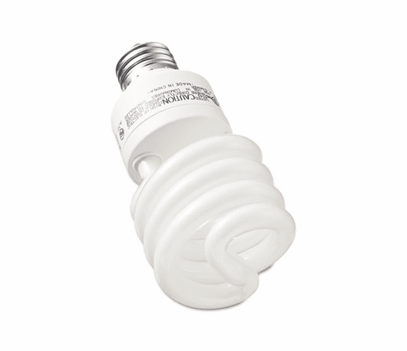 GEL74203 Compact Fluorescent Bulb, 26 Watt, T3 Spiral, Soft White By GENERAL ELECTRIC CO.