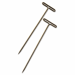 GEM87T T-Pins, Steel, Silver, 1 1/2", 100/Box By ADVANTUS CORPORATION