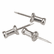 GEMCPAL4 Aluminum Head Push Pins, Aluminum, Silver, 1/2", 100/Box By ADVANTUS CORPORATION