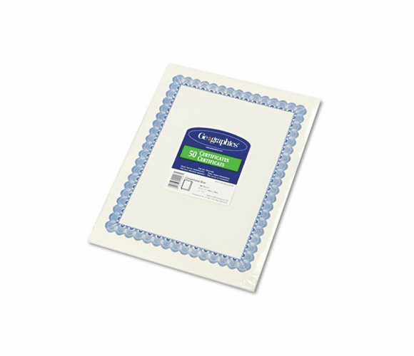 GEO20008 Parchment Paper Certificates, 8-1/2x11 Convent