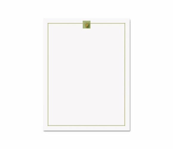 GEO47379 Design Paper, 24 lbs., Gold Leaf, 8-1/2 x 11, Gold, 100/Pack By GEOGRAPHICS