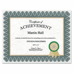 GEO47405 Certificate Kit, Green Helical By GEOGRAPHICS