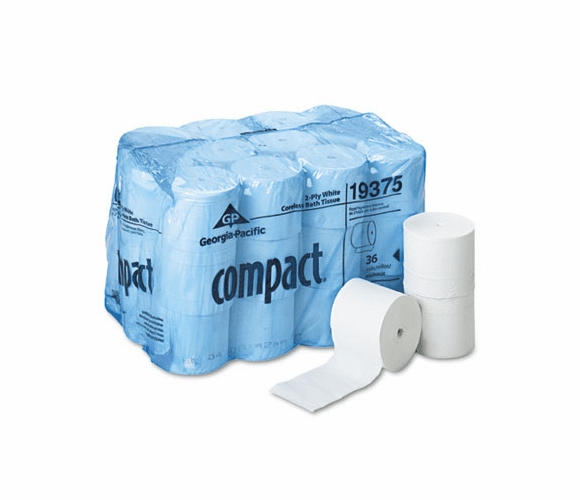 GEP19375 Coreless Bath Tissue, 1000 Sheets/Roll, 36 Rolls/Carton By GEORGIA PACIFIC