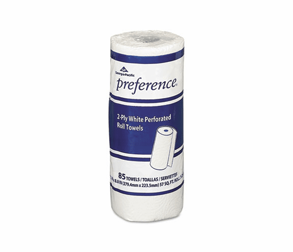 GEP27385 Perforated Paper Towel Roll, 8-4/5 x 11, White, 85/Roll, 30/Carton By GEORGIA PACIFIC