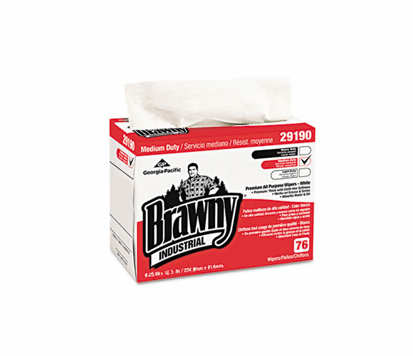 GEP2919003 Airlaid Medium-Duty Wipers, Cloth, 9 1/4 x 12 2/5, 76/Box By GEORGIA PACIFIC