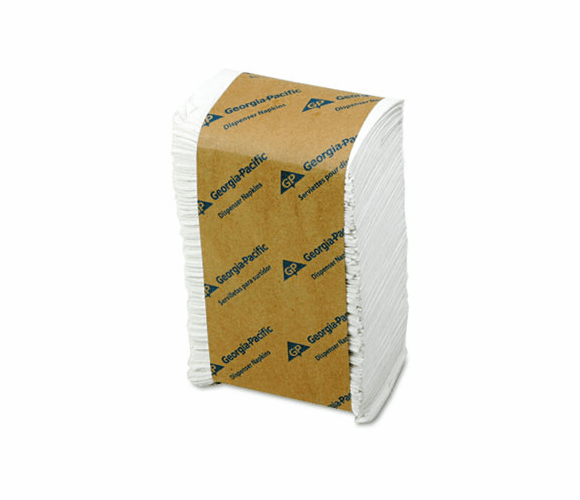 GEP39201 Low Fold Dispenser Napkins, 9 x 12, White, 250/Pack By GEORGIA PACIFIC