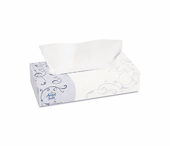 GEP48580BX Premium Facial Tissue, Flat Box, 100 Sheets/Box, White By GEORGIA PACIFIC