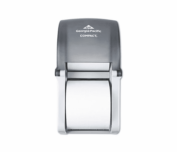 GEP56790 Vertical Double Roll Coreless Tissue Dispenser, 6 x 6.5 x 13.5, Smoke By GEORGIA PACIFIC