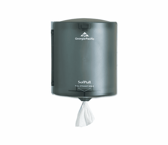 GEP58204 Center Pull Hand Towel Dispenser, 9-1/4w x 8-3/4d x 11-1/2h, Smoke By GEORGIA PACIFIC