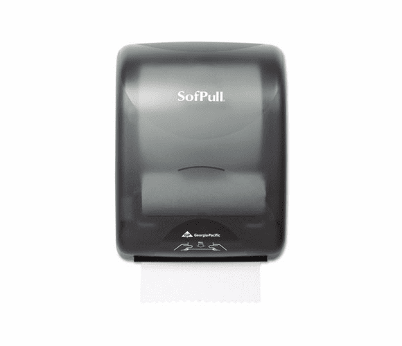 GEP59499 Dispenser, Water-Resistant, 9.3 x 16.7 x 12.6, Smoke Black By GEORGIA PACIFIC