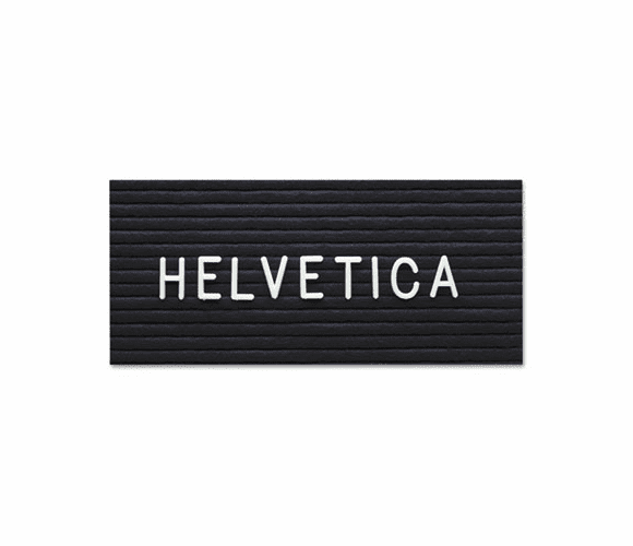 GHELH34 Replacement Letters & Symbols, Tab, White, 3/4"h, 286/Set By GHENT MANUFACTURING, INC